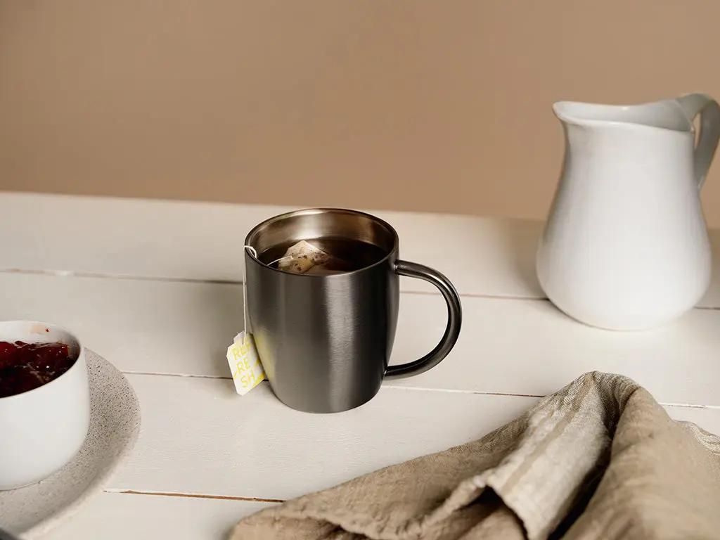 ROSTFRITT STÅL MUGG - 3