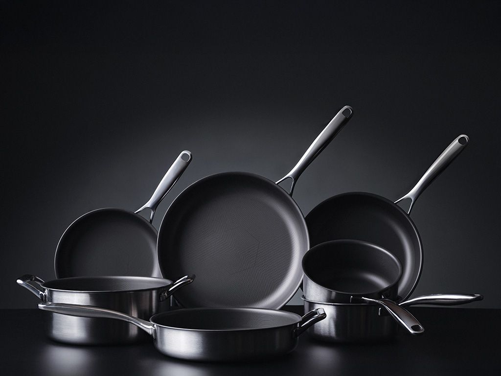 ZERO – NATURLIG NON-STICK STEKPANNESET - 3-DELAR - 7