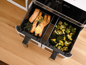 AIRFRYER – DUAL – KOMPLETT SET - 13