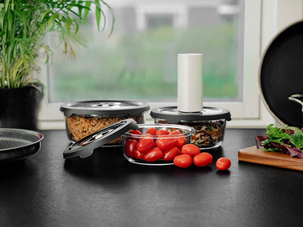 RUNDT VAKUUMGLASBEHÅLLARE - PÅSE KIT - 5