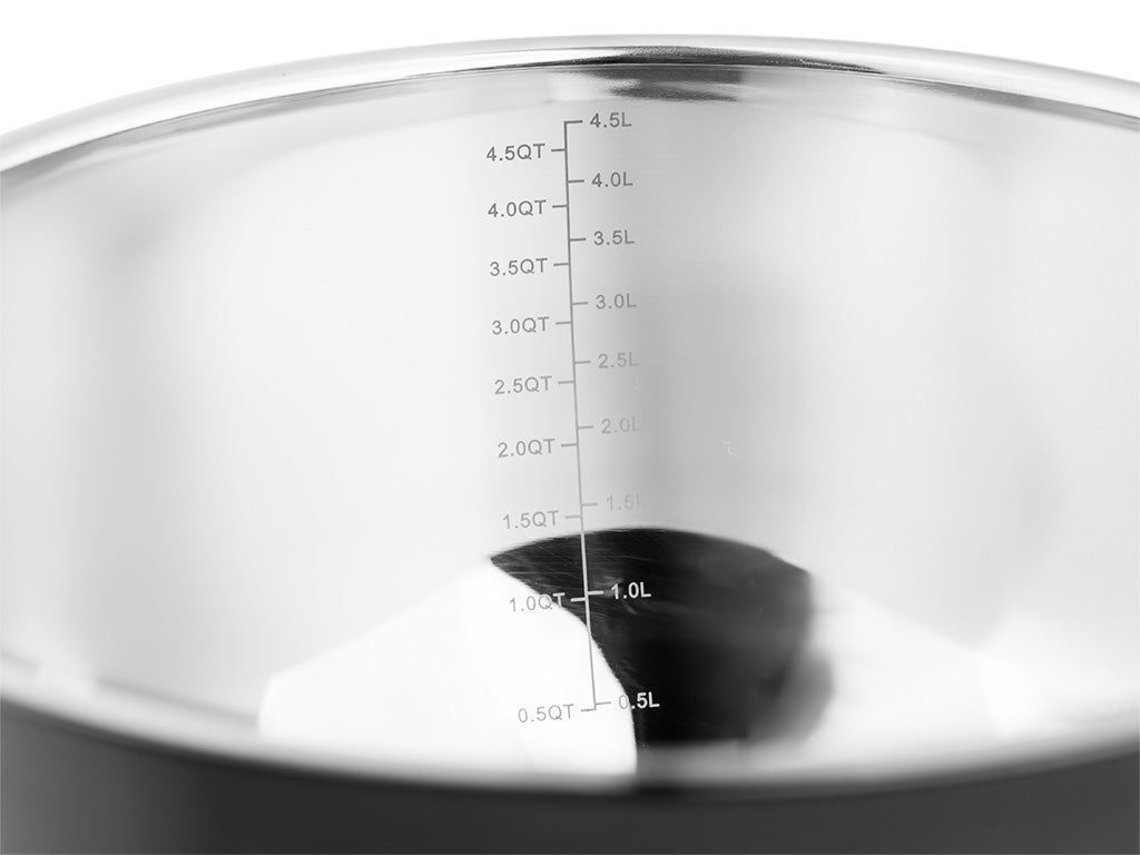 ROSTFRITA STÅL RÖRNINGSSKÅL – 5000ML - 3
