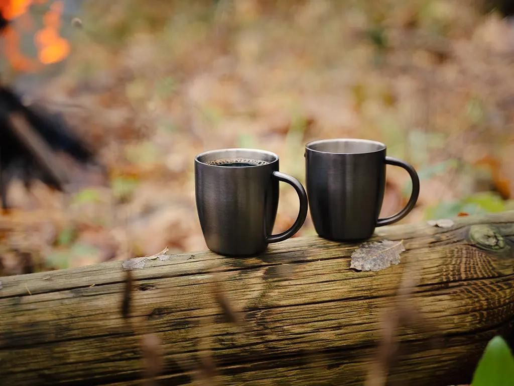 ROSTFRITT STÅL MUGG - 10