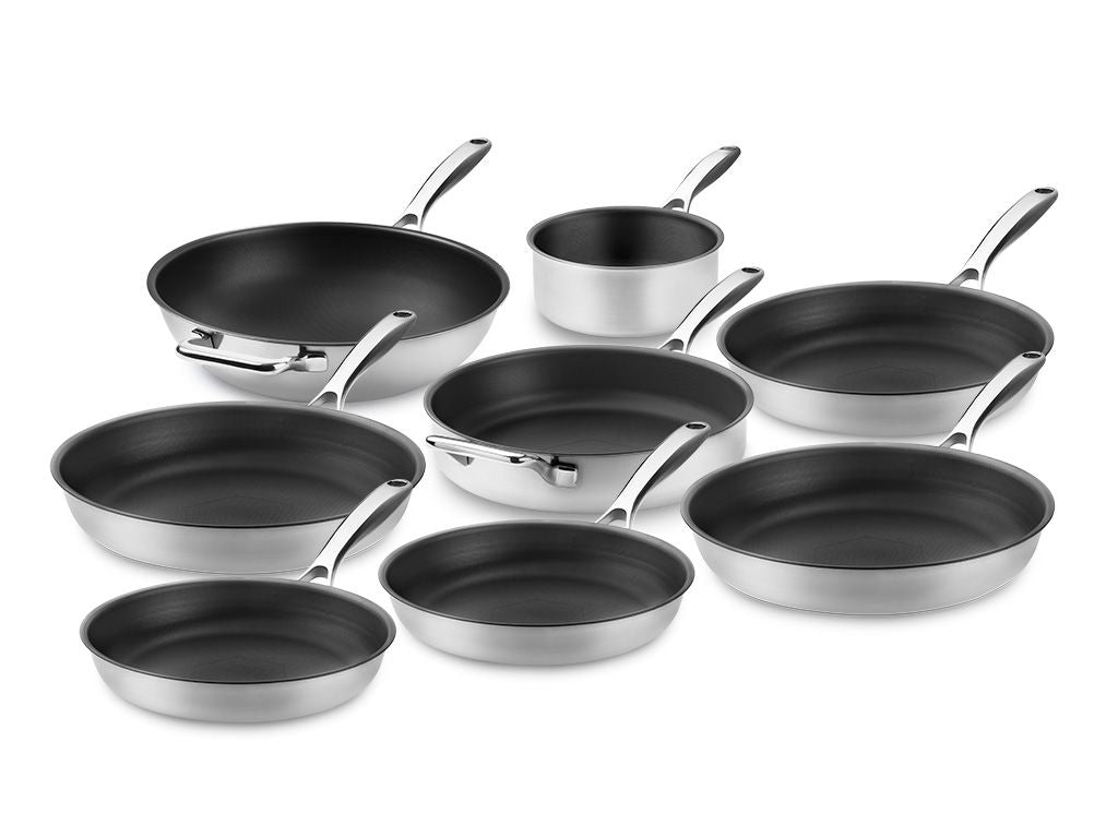 ZERO – NATURLIG NON-STICK KOKKÄRLSET - 8-DELAR - 1