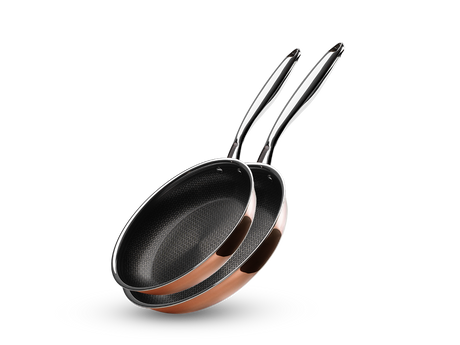 KOPPAR HYBRID NON-STICK STEKPANNESET - 2 DELAR - 1