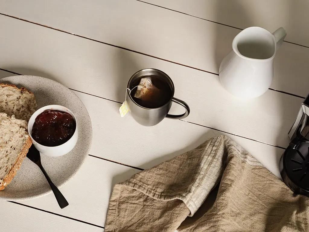ROSTFRITT STÅL MUGG - 2